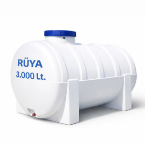 3000 Litre Yatay Su Deposu